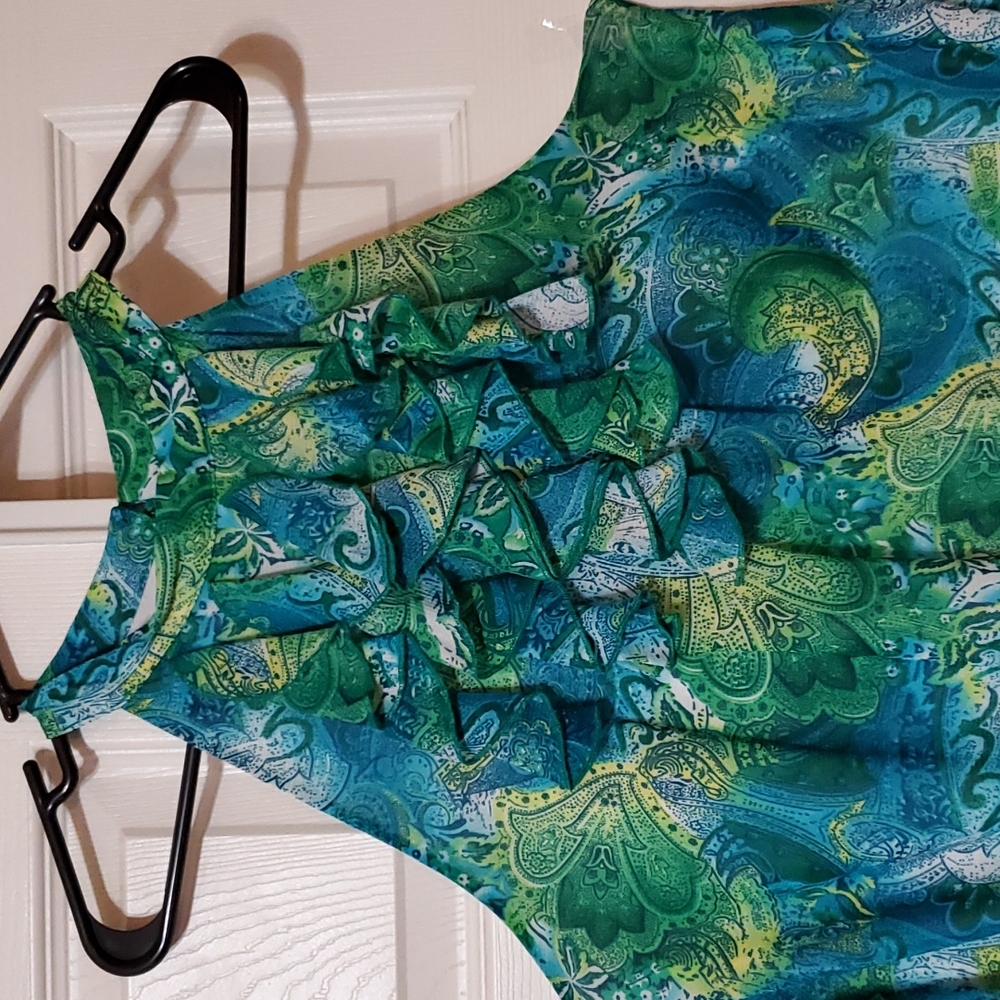 #29 - Lane Bryant Ruffle Halter Top - Picture 2 of 4